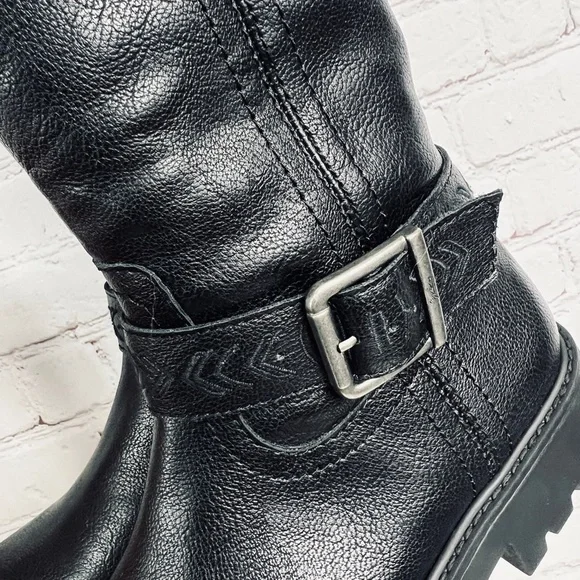 ⏳••NIB🤩 |•ZODIAC•| 'Solana' Rubber Tread Knee High Faux Leather Boots•• - Picture 10 of 15